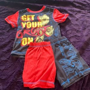 Disney Marvel Groot 5/6 pajama set